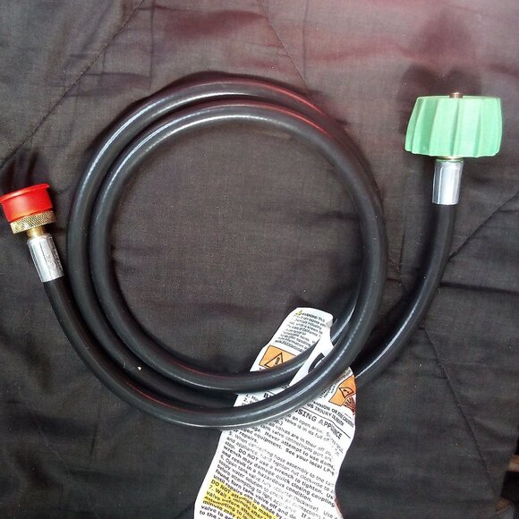 NEW Coleman Propane Hose With Adaptor 5' Ft - Picture 3 of 3